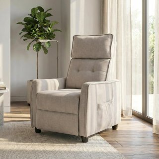 Sillón Reclinable Masaje Reposapiés 2 Zonas