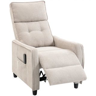 Sillón Reclinable Masaje Reposapiés 2 Zonas