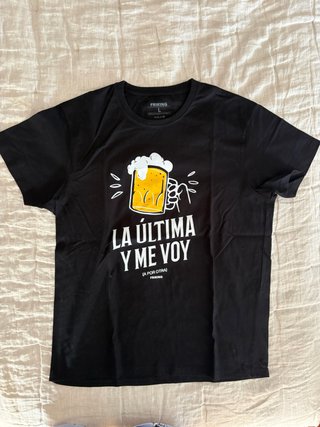 Camiseta Friking La Última y Me Voy Talla L