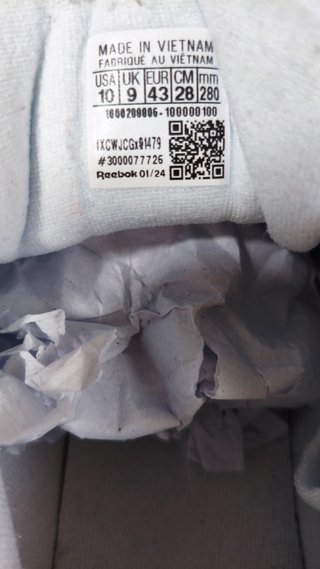 Zapatillas Reebok Classic Leather Talla 43 Blancas