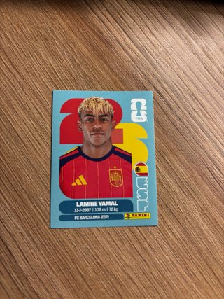 Cromo Lamine Yamal España Mundial 2026