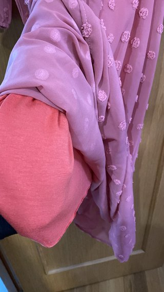 Vestido de lunares rosa
