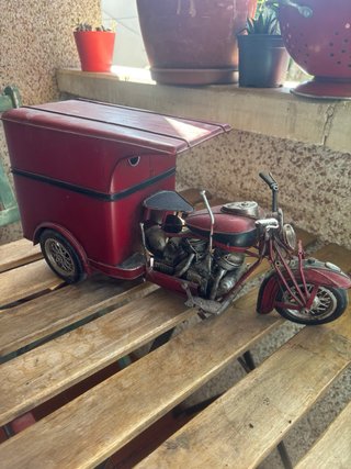 Moto Trike Vintage Roja
