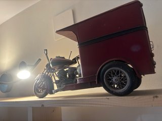 Moto Trike Vintage Roja