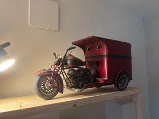 Moto Trike Vintage Roja