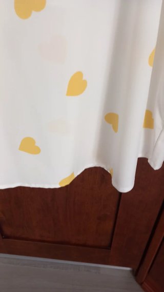 Blusa bianca con cuori gialli tg unica