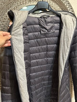 Anorak acolchado mujer negro