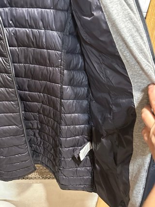 Anorak acolchado mujer negro