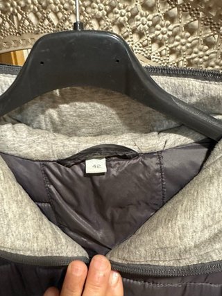Anorak acolchado mujer negro