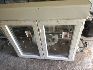 Ventanas PVC Blancas persiana Nuevas 120x115