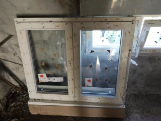 Ventanas PVC Blancas persiana Nuevas 120x115
