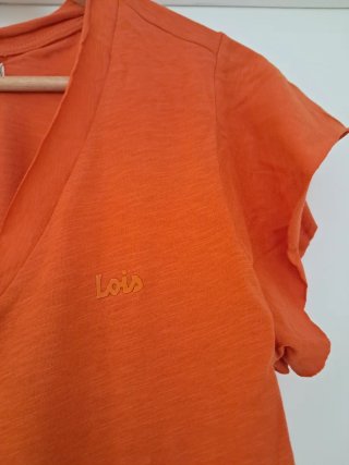 Camiseta Lois Mujer Talla S Naranja