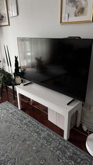 Mesa baja TV blanca