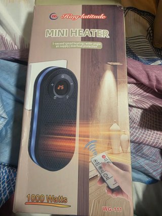 Mini calefactor eléctrico