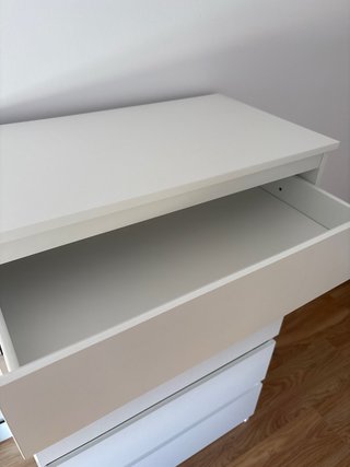 Cómoda IKEA KULLEN 5 cajones blanca