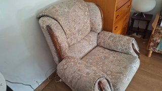 Tresillo: Sofá 3 plazas + 2 butacas