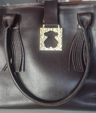 Bolso Tous Negro y Dorado