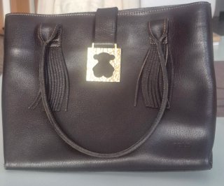 Bolso Tous Negro y Dorado