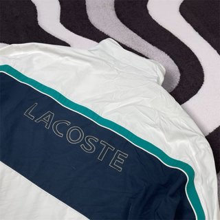 Vintage 90s Lacoste Colorblock Track Jacket–Retro