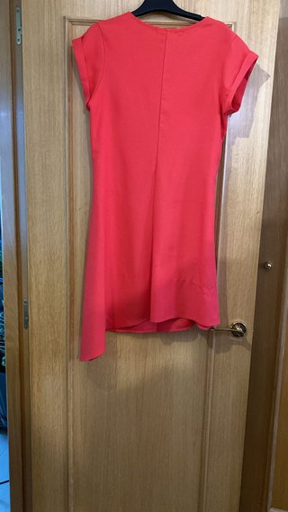 Vestido rojo con cordones