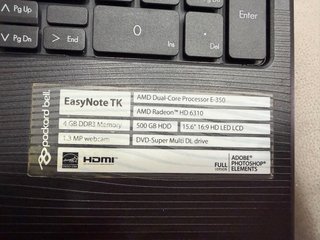 Notebook Compaq Presario 15,4 nero/argento