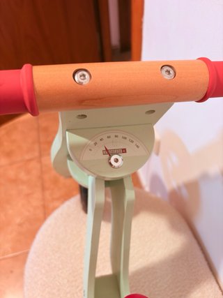 Bicicleta infantil de madera, inspirado en Vespa