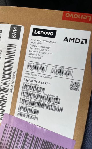 Console portatile Lenovo Legion Go 8 WU