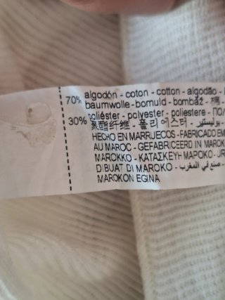 Jersey Zara Blanco Talla S