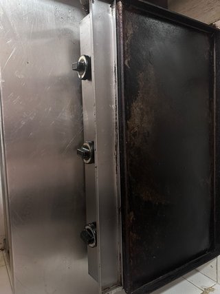 Piastra a Gas Professionale per Ristorazione 80x49cm