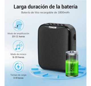 Amplificador de voz inalámbrico TONOR K11