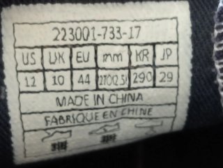 Zapatillas Levi's Negras Talla 44