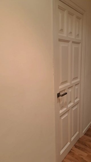 Puerta madera maciza blanca