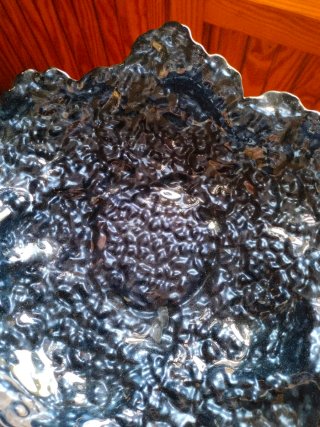 Ciotola in vetro nera bowl