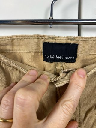 Bermuda Calvin Klein Hombre Beige