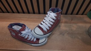 Deportivas Mustang Bota Lona Talla 35