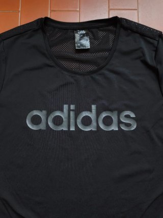 T-shirt Adidas tecnica Aero ready nera donna L