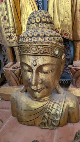 Busto de buda 65cm x 45cm
