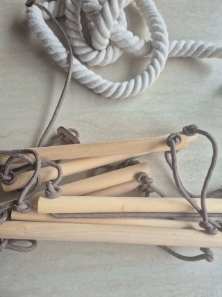 Set altalene 3in1: scala, anelli e disco