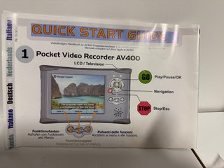 ARCHOS AV400 Pocket Video Recorder