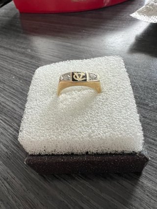 Anillo Oro 18K con Diamantes y Negro