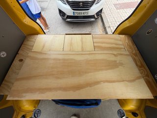 Mueble Cama Camper Plegable 150x180 + Colchones