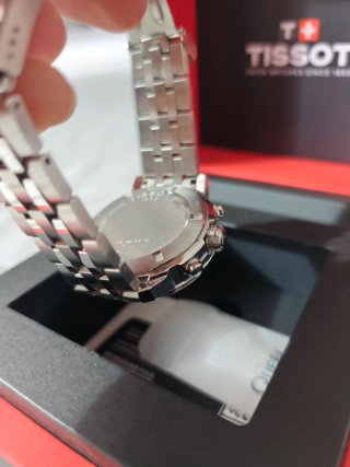 Reloj Tissot PRC200 Cronógrafo Negro/Plata