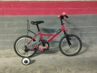 Bicicleta infantil 16 Btwin roja