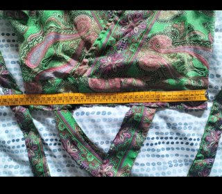 Top cruzado estilo bohemio talla única