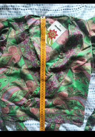Top cruzado estilo bohemio talla única