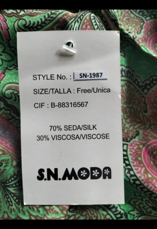 Top cruzado estilo bohemio talla única