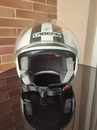 Casco Moto Blanco Caberg Riviera