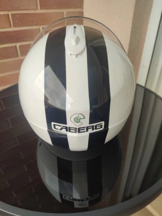 Casco Moto Blanco Caberg Riviera