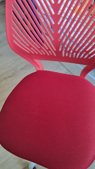 Silla infantil escritorio roja