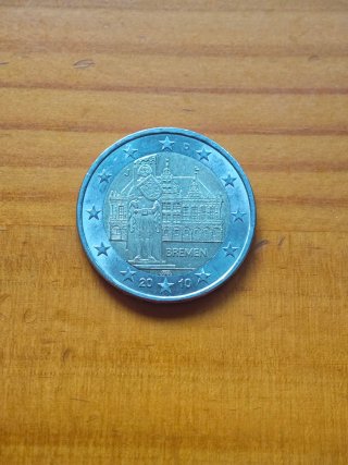 Moneda 2 euros Alemania 2010 Bremen